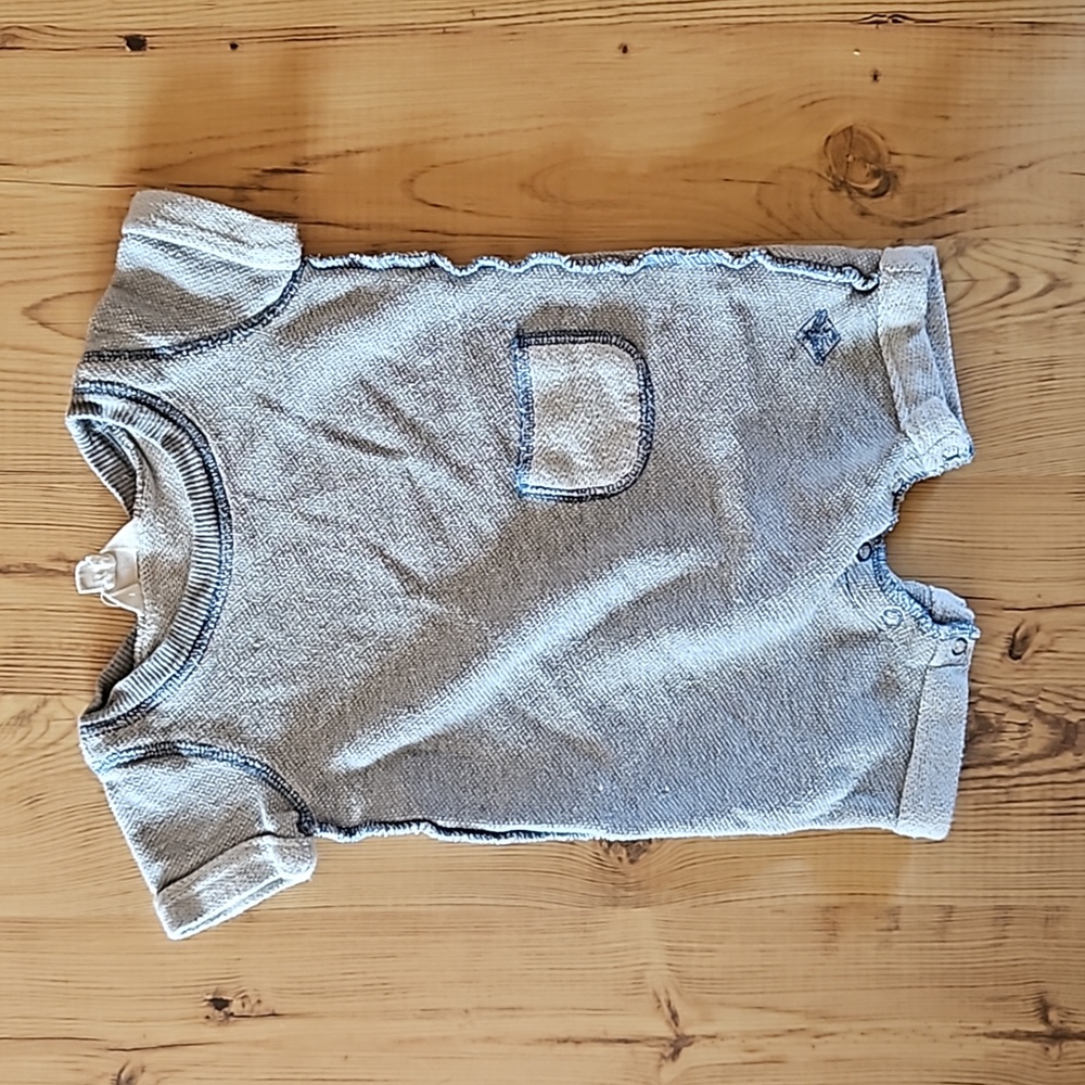 Burt's Bees Baby Boy Short Romper